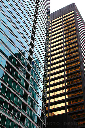 Contrasting Buildings