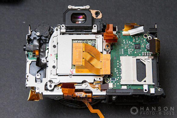 Camera Rear with Main PCB Removed (Closeup)