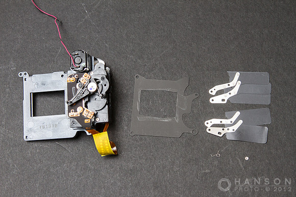 Old Shutter Unit Exploded View
