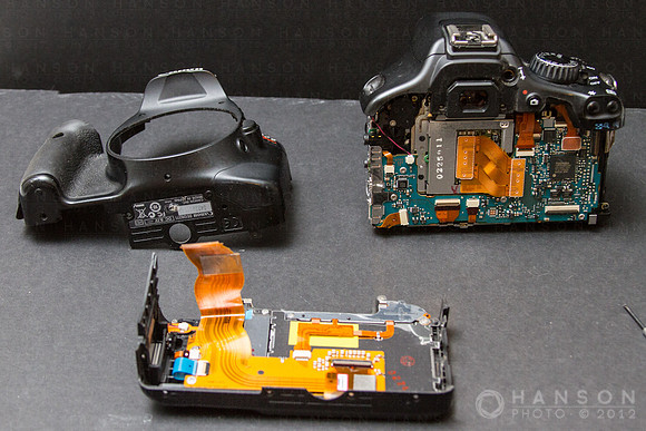 Front and Back Case Removed