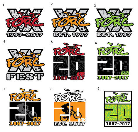 Logo Concepts - XX FORC Fest