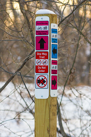 Trail Signage - Illiniwek Forest Preserve