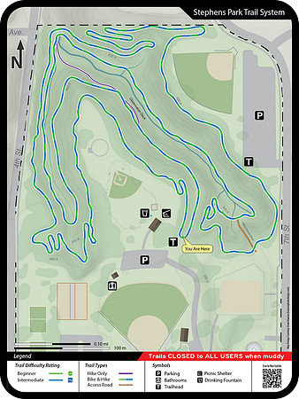 Trail Map - Stephens Park - Moline, IL