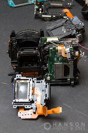 Viewfinder and Prisim Assembly Removed