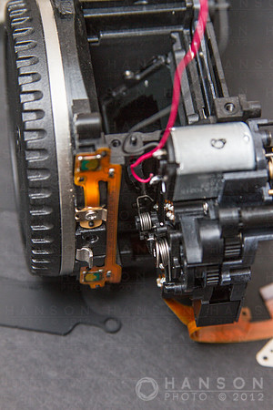 Detail of Mirror Torsion Spring Attachment