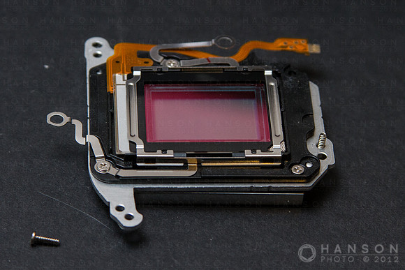 Closeup of CMOS Sensor Assembly (Front)