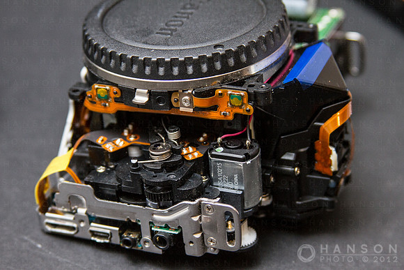 Shutter Assembly Closeup