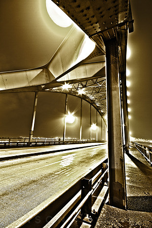Centennial Bridge Grunge