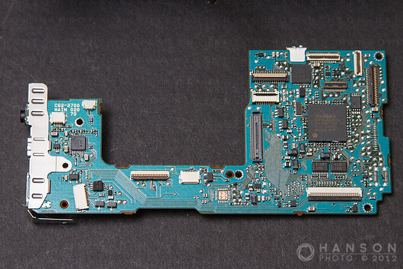 Main PCB Closeup (LCD Facing Side)